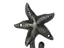 Cast Iron Starfish Hook 4"