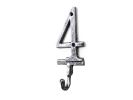 Cast Iron Number Wall Hook 6"