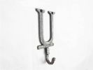 Cast Iron Letter U Alphabet Wall Hook 6"