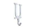 Cast Iron Letter U Alphabet Wall Hook 6"