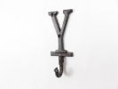 Cast Iron Letter Y Alphabet Wall Hook 6"