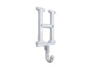 Cast Iron Letter H Alphabet Wall Hook 6"