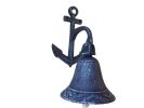 Cast Iron Hanging Anchor Bell 8"