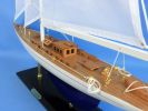 Wooden Enterprise Model Sailboat Decoration