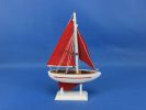 Wooden Sailboat Model Christmas Tree Ornament
