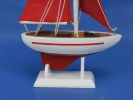Wooden Sailboat Model Christmas Tree Ornament
