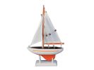 Wooden Pacific Sailer Model Sailboat Decoration