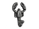 Cast Iron Decorative Wall Mounted Lobster Hook 5"