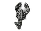 Cast Iron Decorative Wall Mounted Lobster Hook 5"