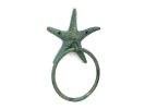 Cast Iron Starfish Towel Holder 8.5"