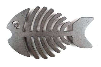 Cast Iron Fish Bone Trivet 11" (Finish: Cast Iron)
