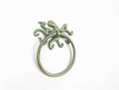 Cast Iron Octopus Towel Holder 6"