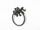 Cast Iron Octopus Towel Holder 6"