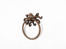 Cast Iron Octopus Towel Holder 6"