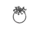 Cast Iron Octopus Towel Holder 6"