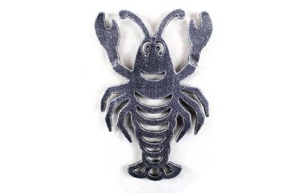 Cast Iron Lobster Trivet 11" (Finish: Antique Silver)