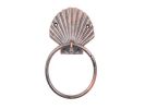 Cast Iron Seashell Towel Holder 8.5"