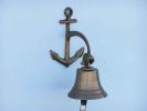Wall Mounted Hanging Decorative Anchor Bell