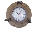 Deluxe Class Decorative Ship's Porthole Clock