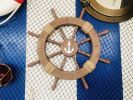 Decorative Ship Wheel with Anchor