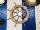 Decorative Ship Wheel with Seashell