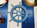 Decorative Ship Wheel with Sailboat