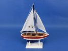 Wooden Model Sailboat Decoration