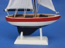 Wooden Model Sailboat Decoration
