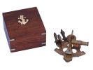 Scout's Sextant with Rosewood Box 4"