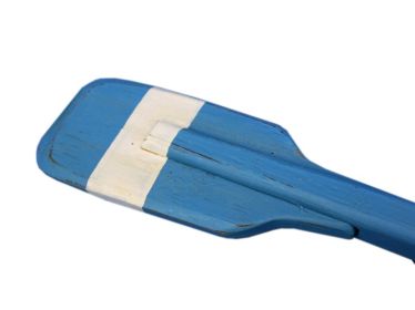 Wooden Decorative Squared Rowing Boat Oar with Hooks 24" (style: Barton)