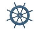 Decorative Ship Wheel with Starfish