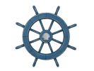 Decorative Ship Wheel with Seashell