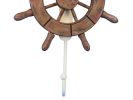Decorative Ship Wheel with Hook