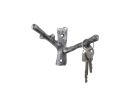 Cast Iron Forked Tree Branch Decorative Metal Double Wall Hooks 5"