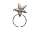 Metal Starfish Towel Holder 9"