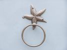Metal Starfish Towel Holder 9"
