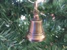 Ship's Bell Christmas Tree Ornament 4"