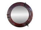 Decorative Ship Porthole Mirror 20"