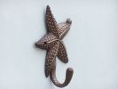 Metal Wall Mounted Starfish Hook 5"