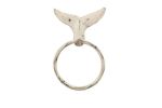 Cast Iron Decorative Whale Tail Towel Holder 7.5"