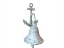 Cast Iron Hanging Anchor Bell 8"