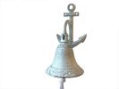 Cast Iron Hanging Anchor Bell 8"