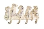 Cast Iron Dog Wall Hooks 8"