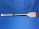 Wooden Decorative Squared Rowing Boat Oar with Hooks 50"