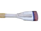 Wooden Decorative Squared Rowing Boat Oar With Hooks 12"