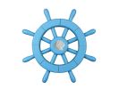 Decorative Ship Wheel with Seashell