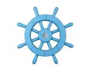 Decorative Ship Wheel with Starfish