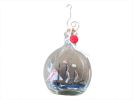Model Ship in a Glass Bottle Christmas Ornament