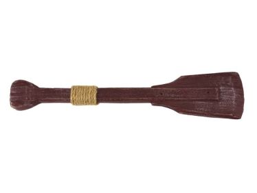 Wooden Decorative Squared Rowing Boat Oar With Hooks 12" (style: Hampshire)